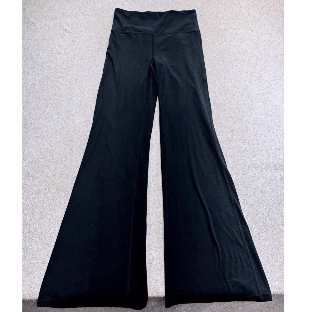 Athleta Elation Flare Pants Womens S Black‎ High Rise Yoga Athletic Leggings